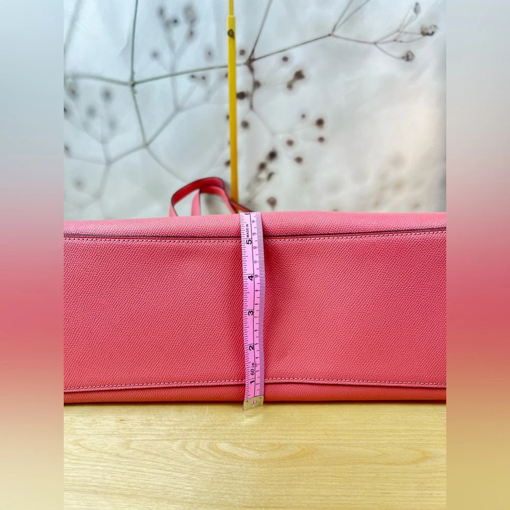 Coach Gallery Tote Shoulder Bag In Pink Taffy with Gold Accents - Picture 11 of 14